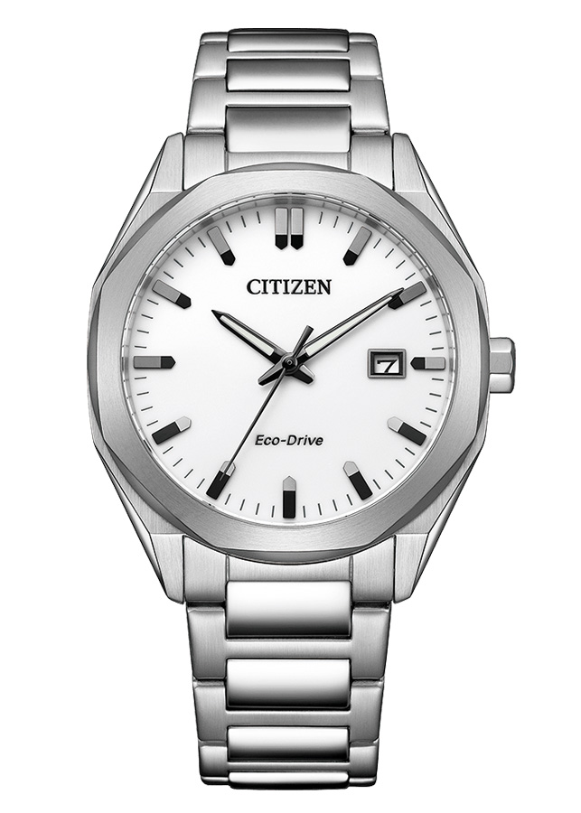 Đồng Hồ Nam Citizen Eco-Drive Dây Thép Không Gỉ BM7620-83A - Mặt Trắng (38mm)