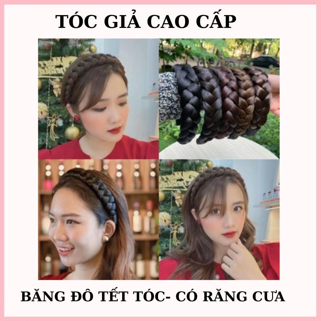 Băng đô cài tết tóc, loại trơn, có răng cưa, băng đô 2,5cm