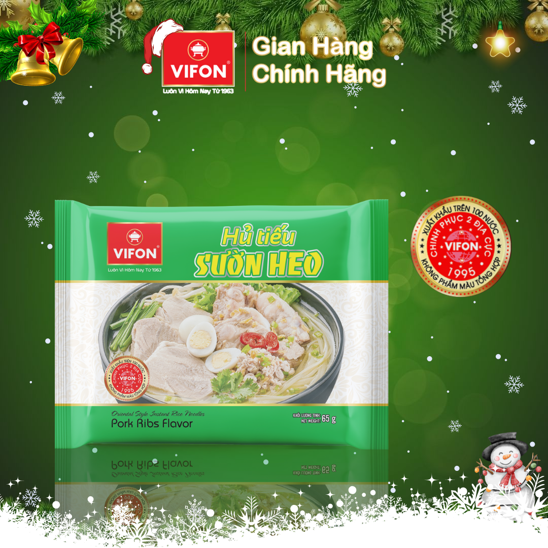 Thùng 30 Hủ Tiếu Sườn Heo VIFON
