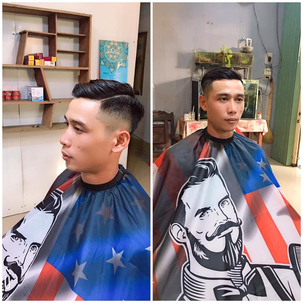 Áo choàng cắt tóc , khăn choàng cắt tóc BARBER BA09