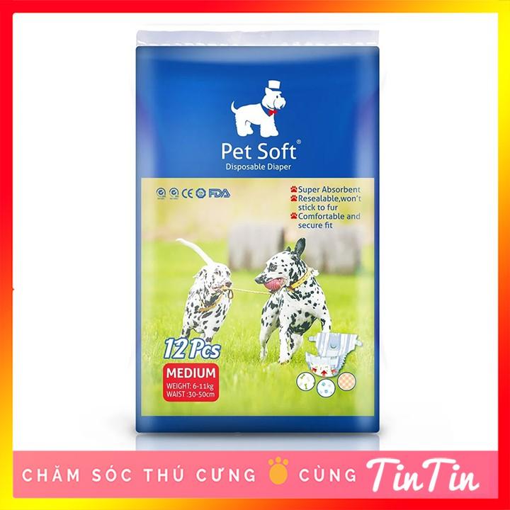 Bỉm Tã Dành Cho Thú Cưng Pet Soft (Bịch 12 Chiếc) Giá Rẻ