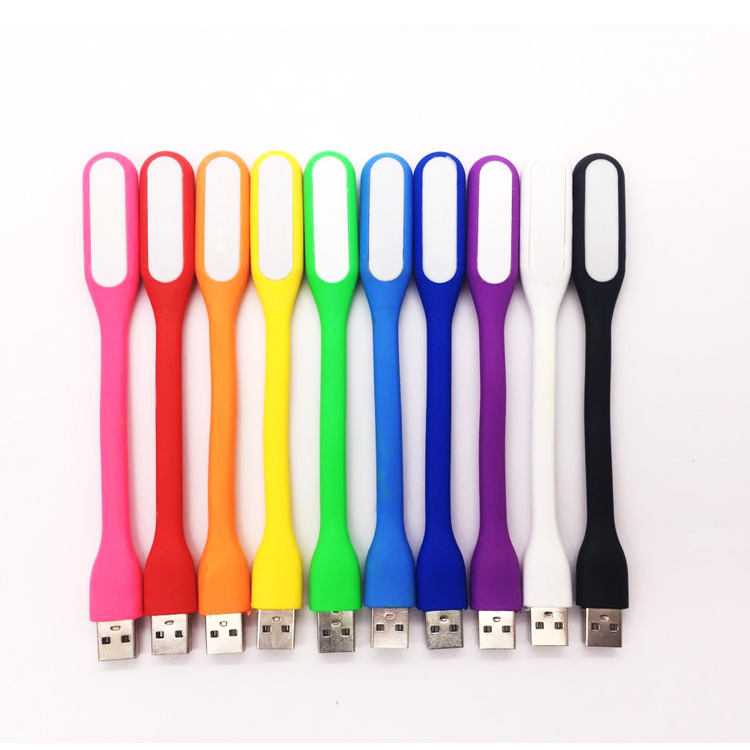 Combo 10 Đèn LED cổng USB siêu sáng (Giao màu ngẫu nhiên)