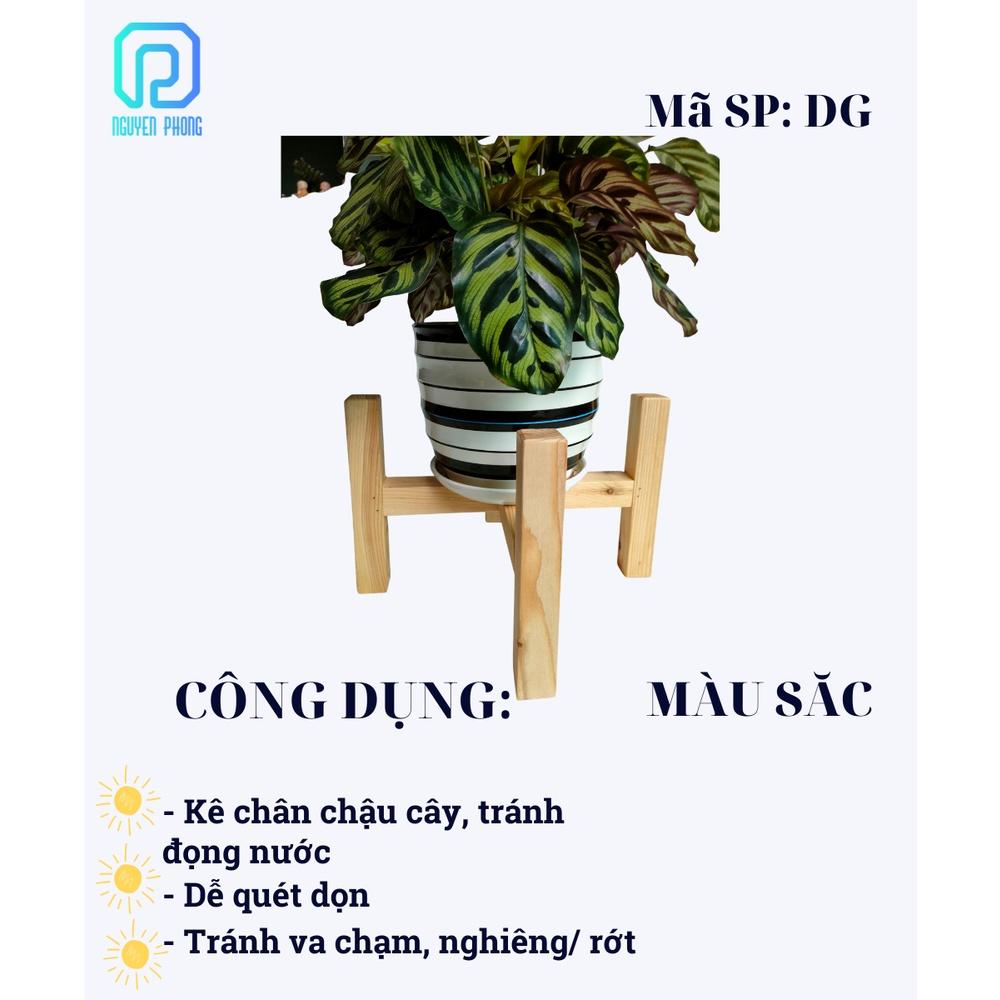 đôn gỗ để chậu cây, đôn gỗ để cây cảnh, kệ gỗ để chậu cây trang trí nhà cửa, homestay an toàn, tiện lợi, có sẵn