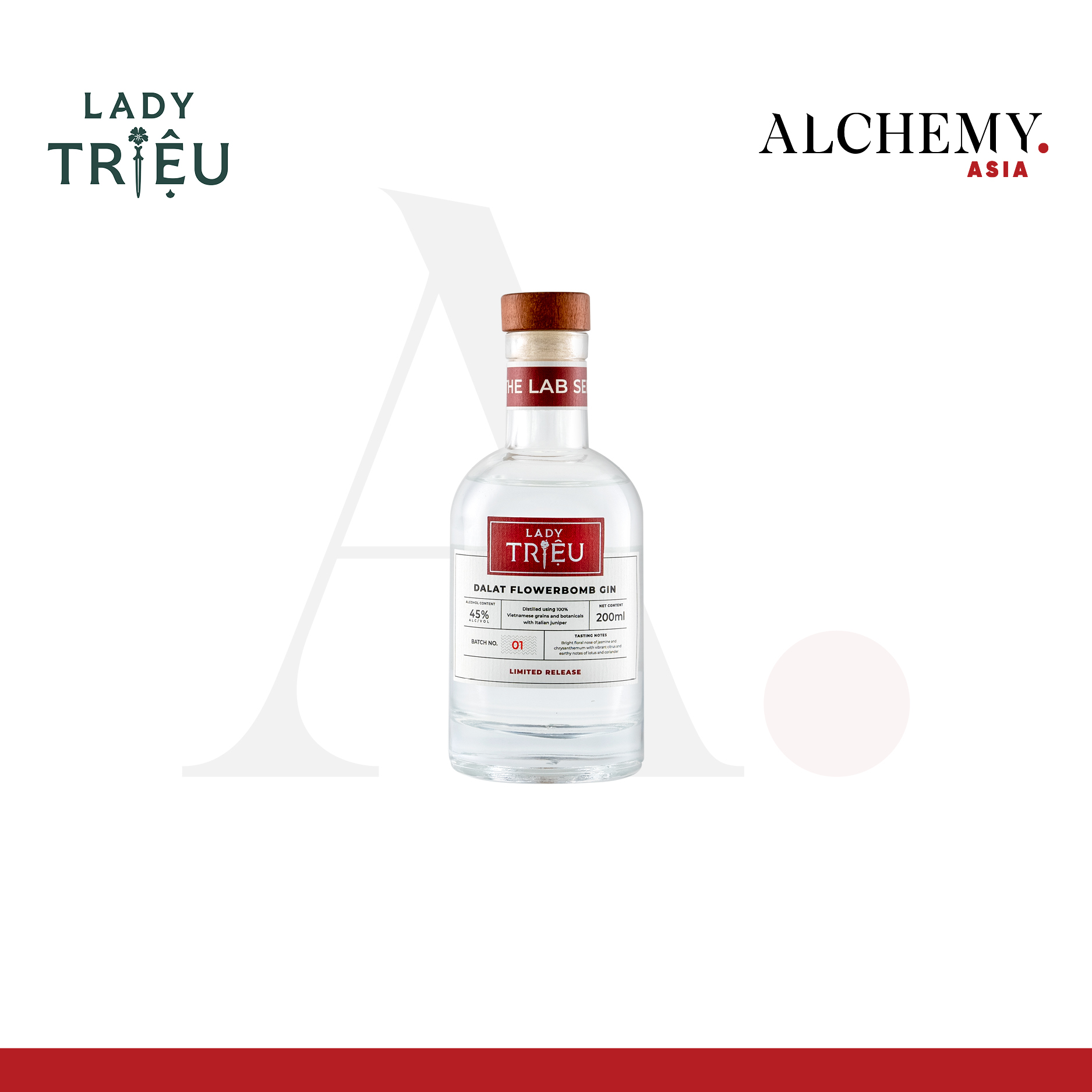 Set rượu Lady Triệu 43% 4x200ml