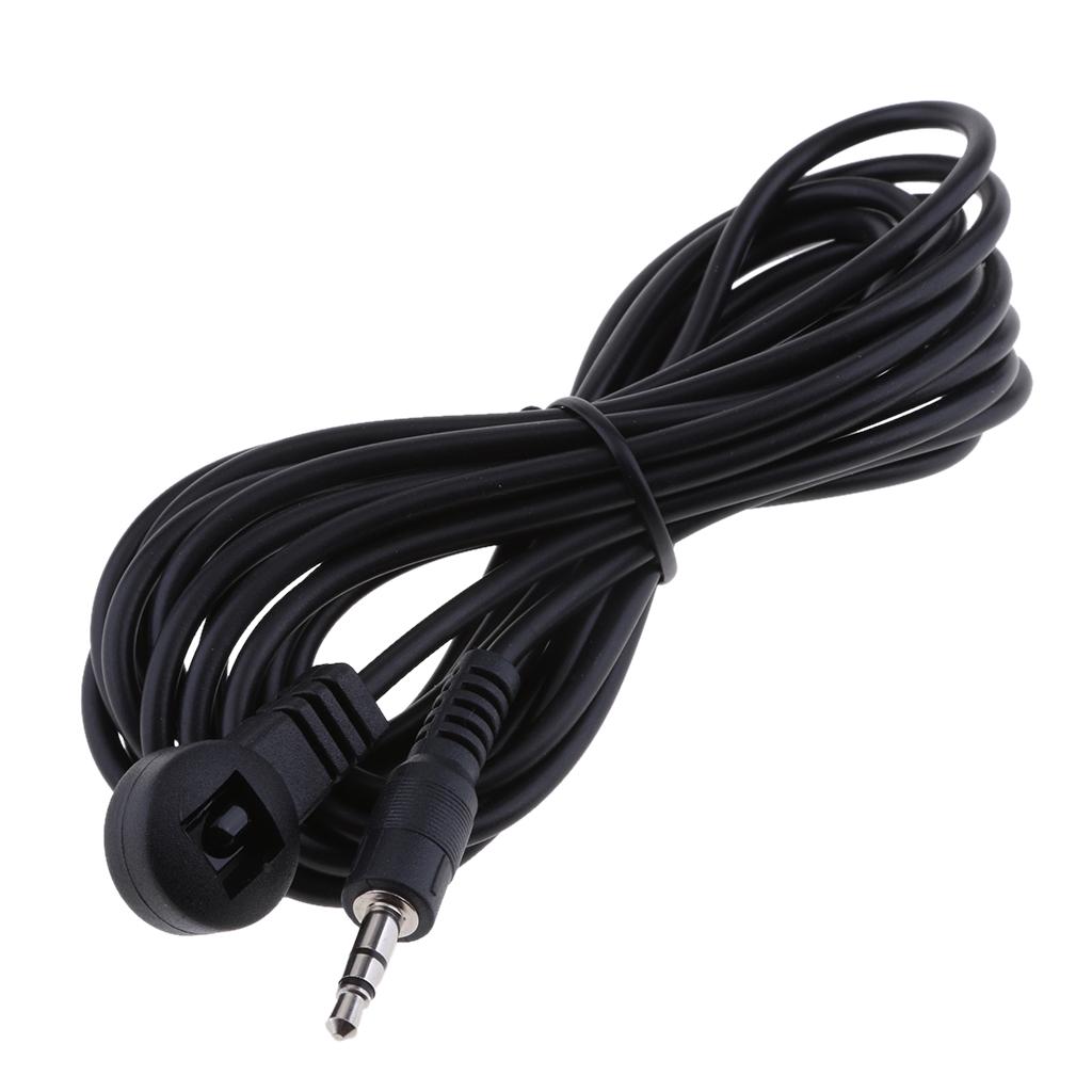 Cheap 9.8Ft IR Emitter Cable 3.5mm Male Receiver Extension Cable Black Easy Using LED Lighting