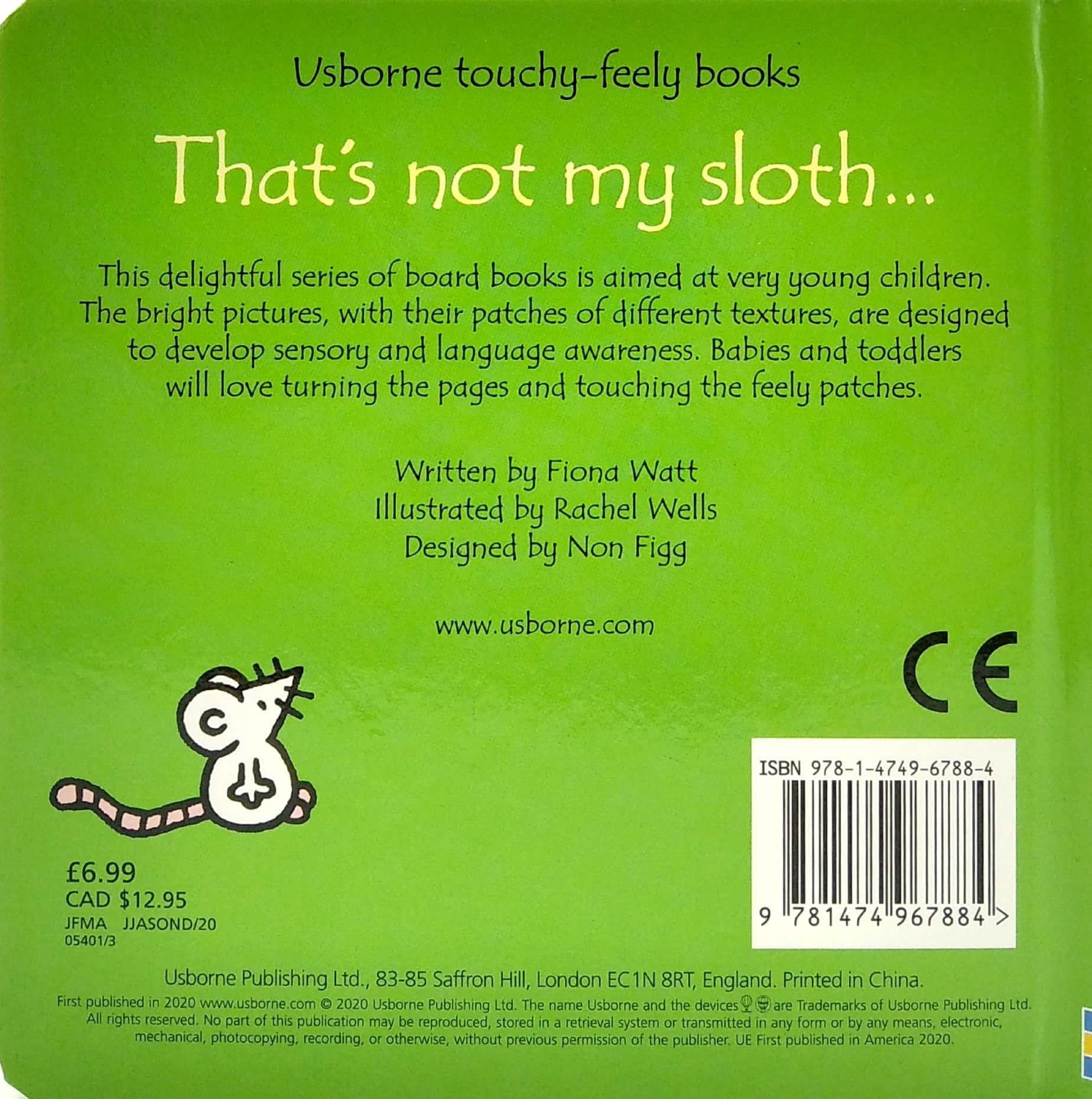 That's Not My Sloth…