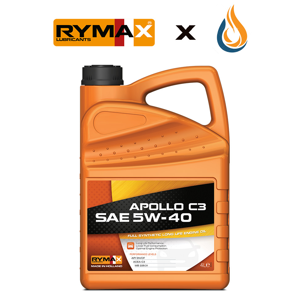 Dầu nhớt Ôtô cao cấp Rymax Apollo C3 SAE 5W/40 ( Chai 4L, 5L ) - Tổng hợp toàn phần