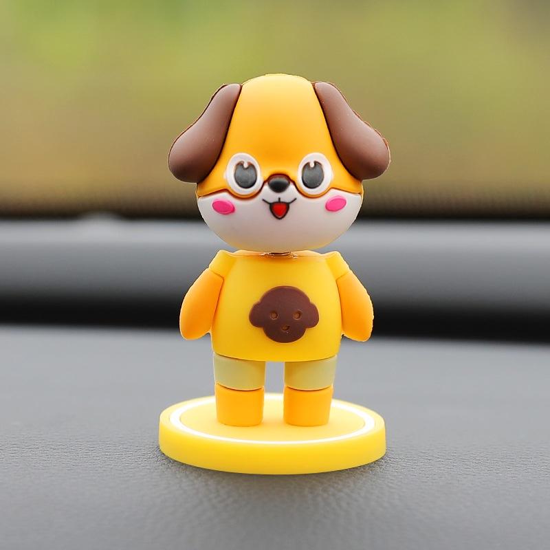 Mô Hình Búp Bê Lắc Đầu Kiểu Hoạt Hình Đáng Yêu Trang Trí Nội Thất Xe Hơi