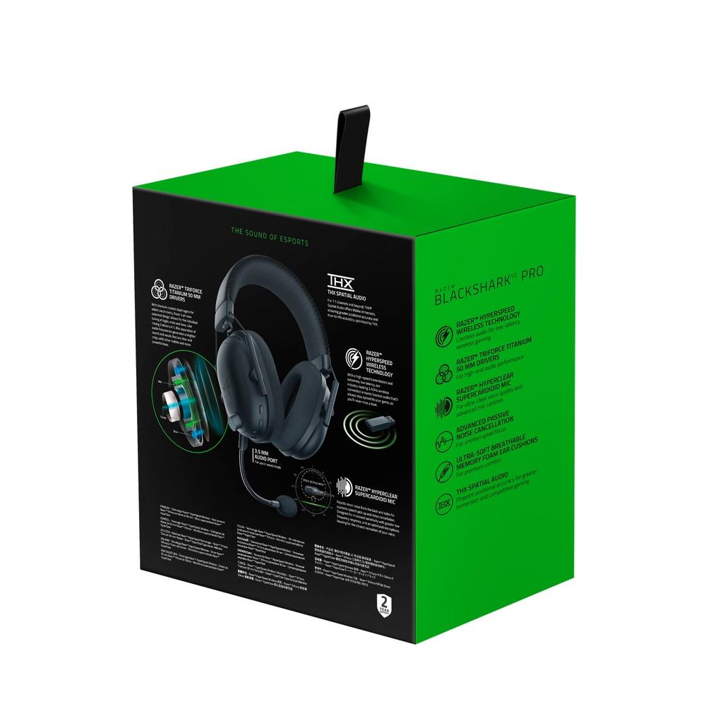 Tai Nghe Chụp Tai Bluetooth Không Dây Razer BlackShark V2 Pro-Wireless hàng chính hãng