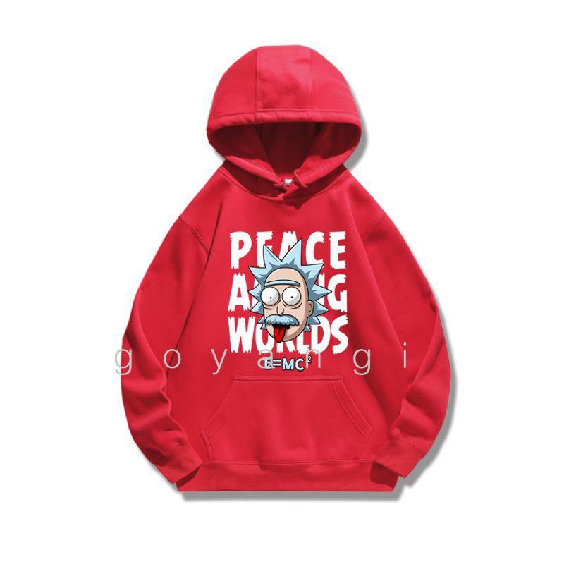 Áo hoodie Rick bác học oversize Unisex phong cách Hàn Quốc