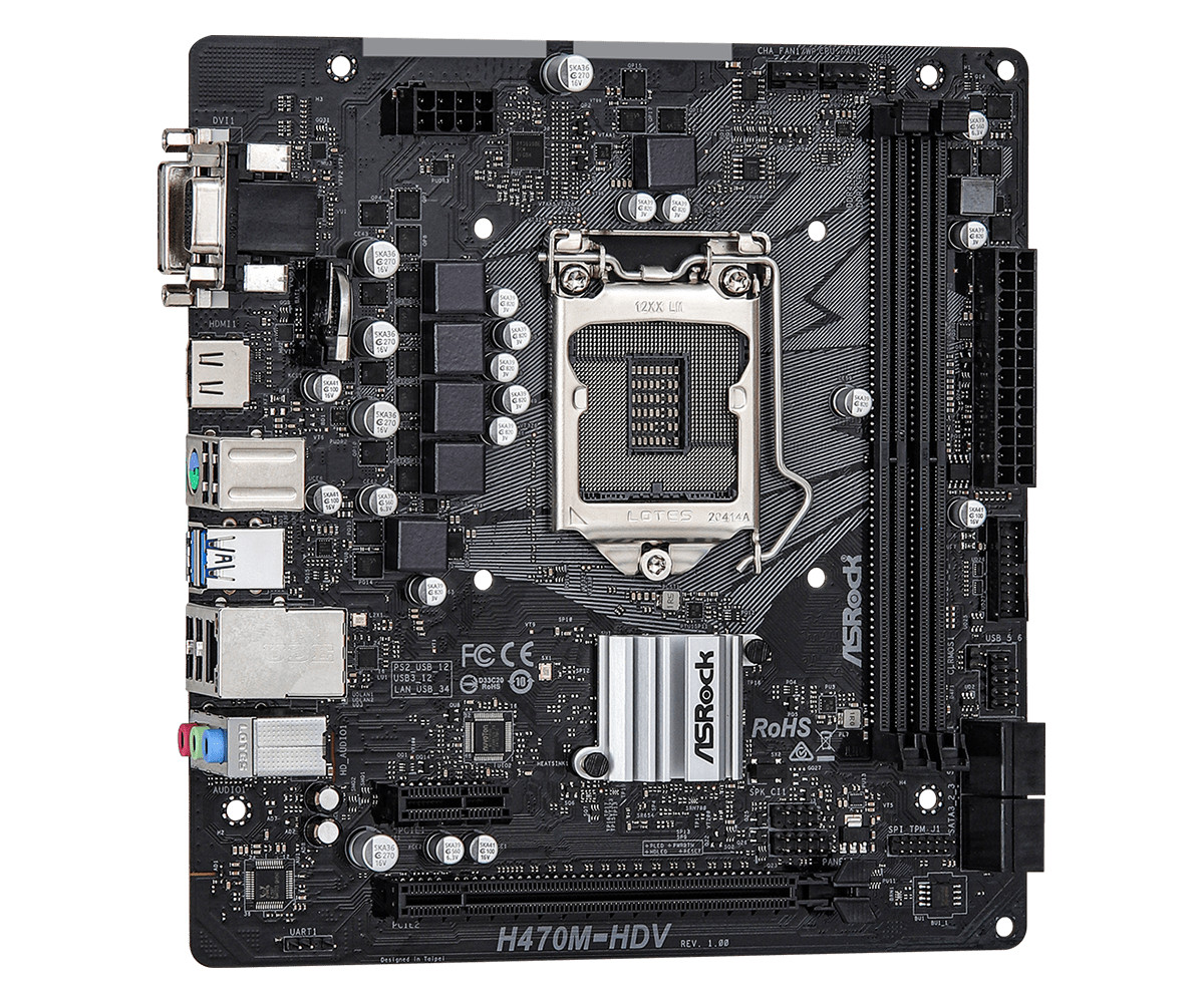Bo mạch chủ Mainbroad Asrock H470M-HDV - Hàng Chính Hãng
