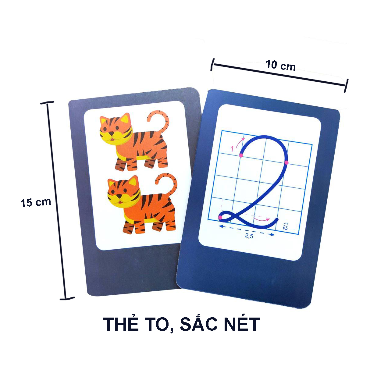 Thẻ Flashcard Bé Học Toán Tập Đếm Và Viết Số Cho Trẻ 4 - 6 Tuổi Kèm Thẻ Học Chữ