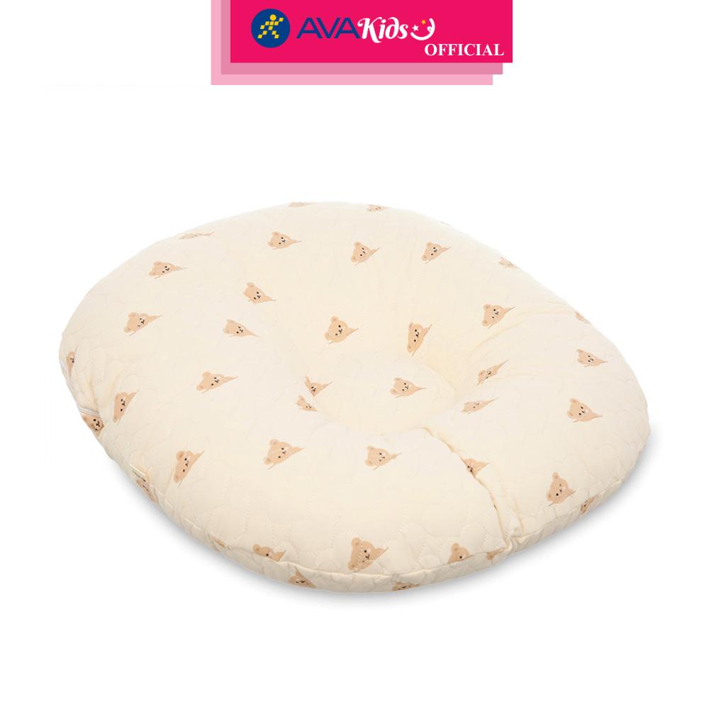 Gối chống trào ngược Bessla 65x65x20 cm - Gấu nghiêng mặt (0 - 12 tháng) - Hàng Chính Hãng