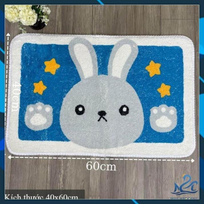 Thảm lau chân lông cừu , thảm chùi chân tết thấm hút nước kích thước 40x60cm