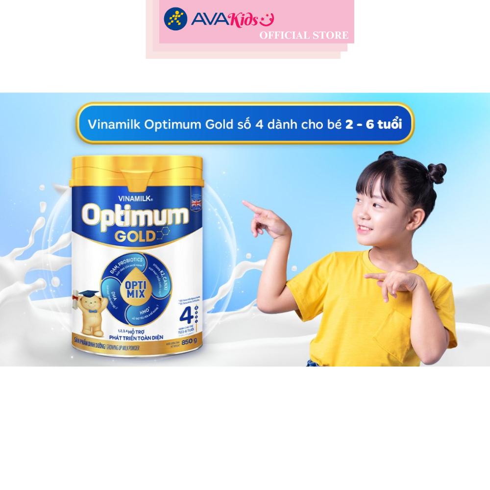 Sữa bột Vinamilk Optimum Gold số 4 850g (2 - 6 tuổi)