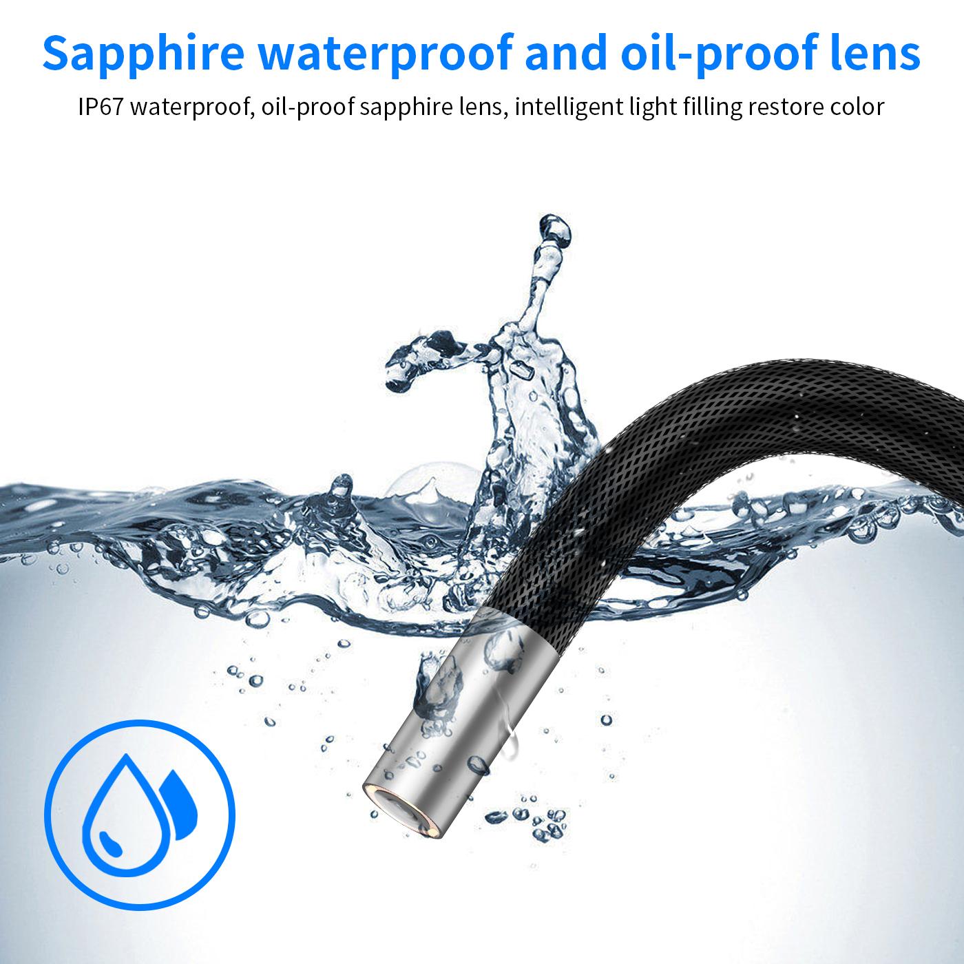 Camera Nội Soi WDLUCKY 6Mm 8Mm HD Chống Nước Micro 6 LED IP67 Nội Soi Cho Ô Tô Công Nghiệp Điện Thoại Thông Minh Mini Camera Nội Soi
