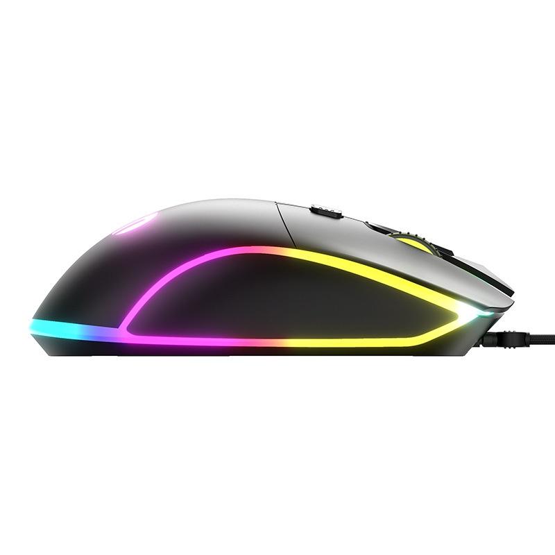 Chuột gaming có dây INPHIC PW8, chuột chơi game 7200 DPI 13 chế độ LED RGB, 7 phím chức năng - Hàng Chính Hãng