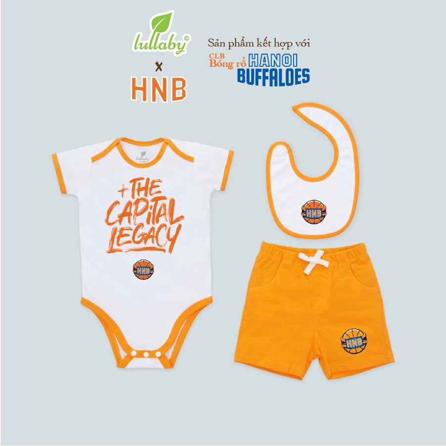 Lullaby x HNB - NHB02 Set body vai chồm + quần đùi + yếm - BỘ SƯU TẬP DÀNH CHO CÁC VẬN ĐỘNG VIÊN NHÍ TƯƠNG LAI