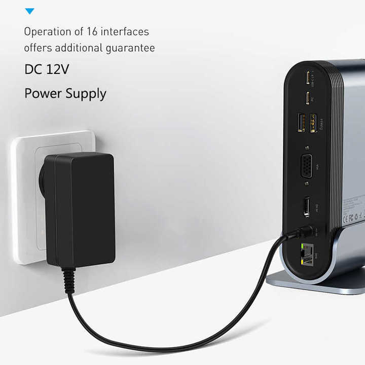 Hub chuyển đổi đa năng 16 trong 1 Baseus CAHUB-BG0G  - Hàng chính hãng