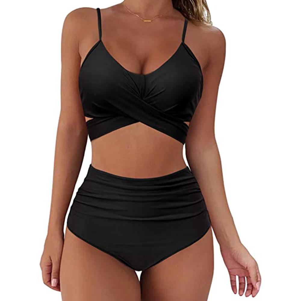 2021 Mới Cao Cấp Gợi Bikini Chéo Đồ Bơi Nữ Push Up Đồ Bơi Nữ Plus Kích Thước Bộ Bikini Bather Áo Tắm đi Biển