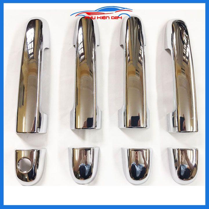 Ốp tay nắm hõm cửa Soluto 2019-2020-2021 mạ Crom chống trầy bảo vệ xe