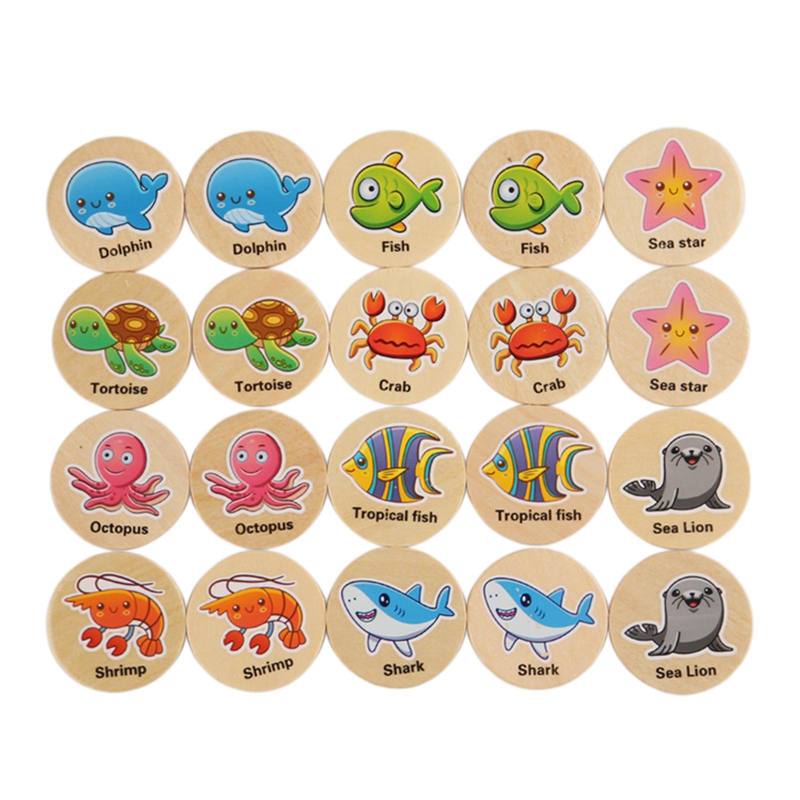 Board Game Family tabletop chess game Sea Animals