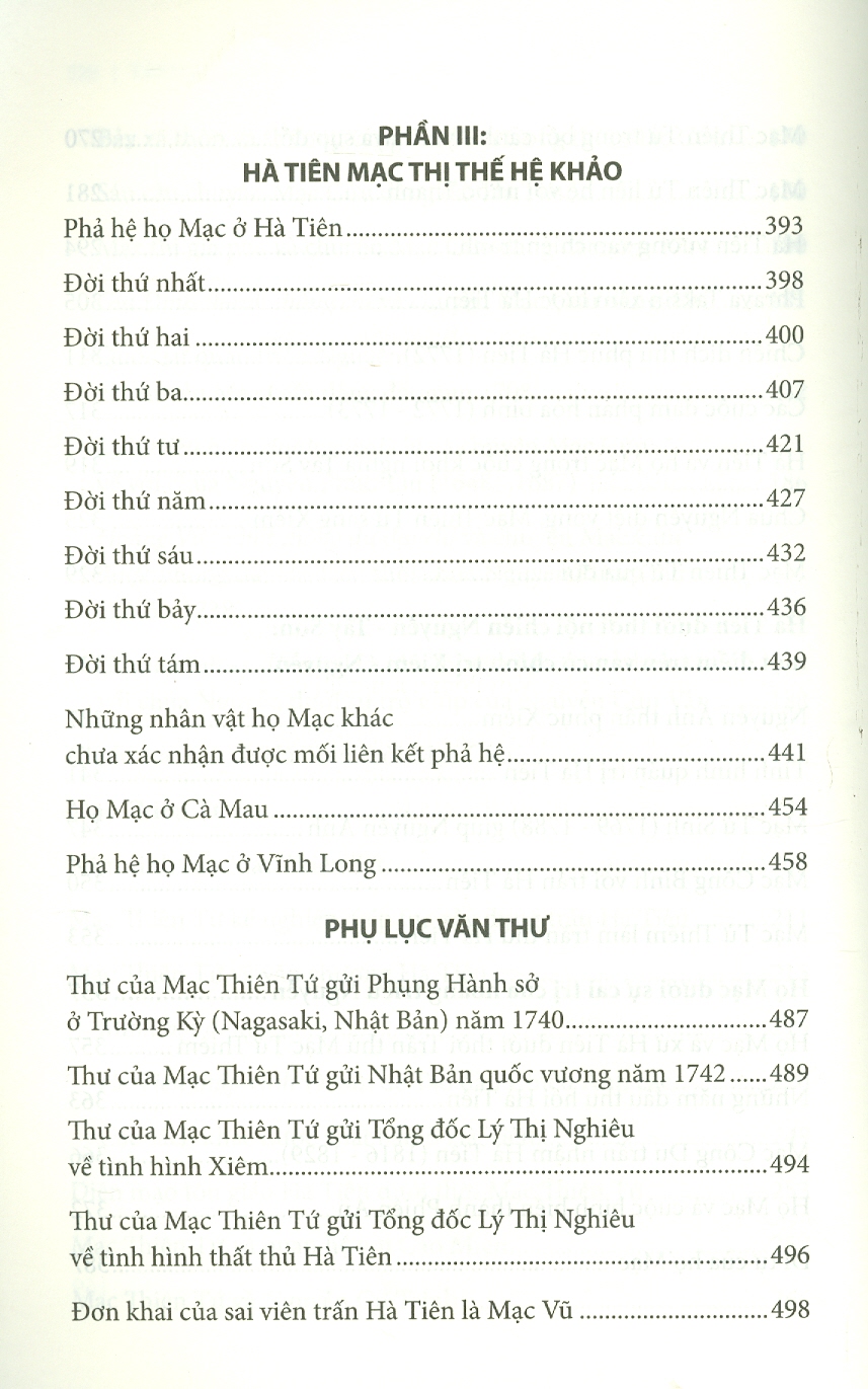 Mạc Thị Gia Phả (Họ Mạc với vùng đất Hà Tiên)