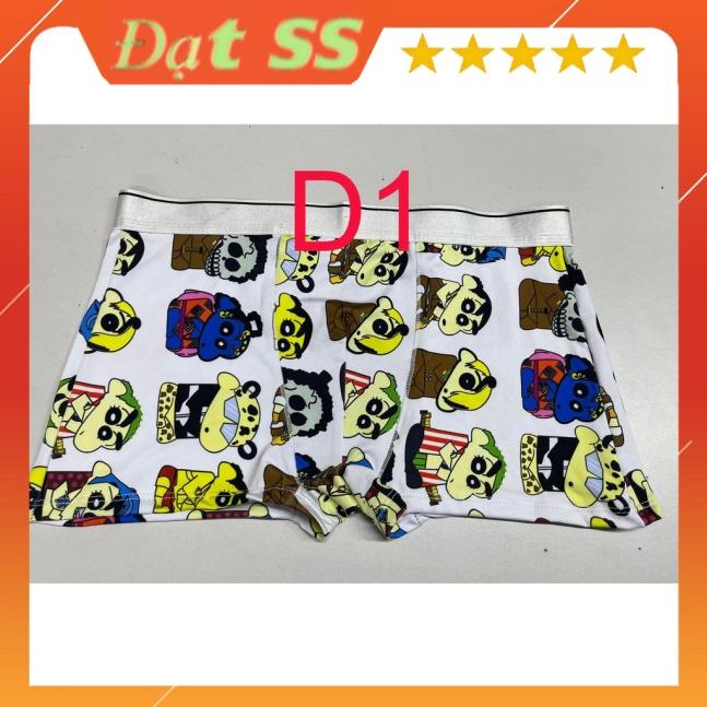 Quần lót nam cao cấp chất thun lạnh đẹp quần sịp nam đùi họa tiết mềm mại co dãn