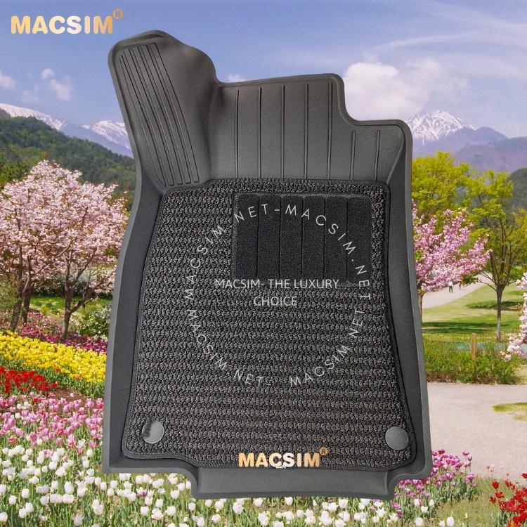 Thảm lót sàn ô tô 2 lớp cao cấp dành cho xe Mercedes Benz GLS 2020+ nhãn hiệu Macsim 3w
