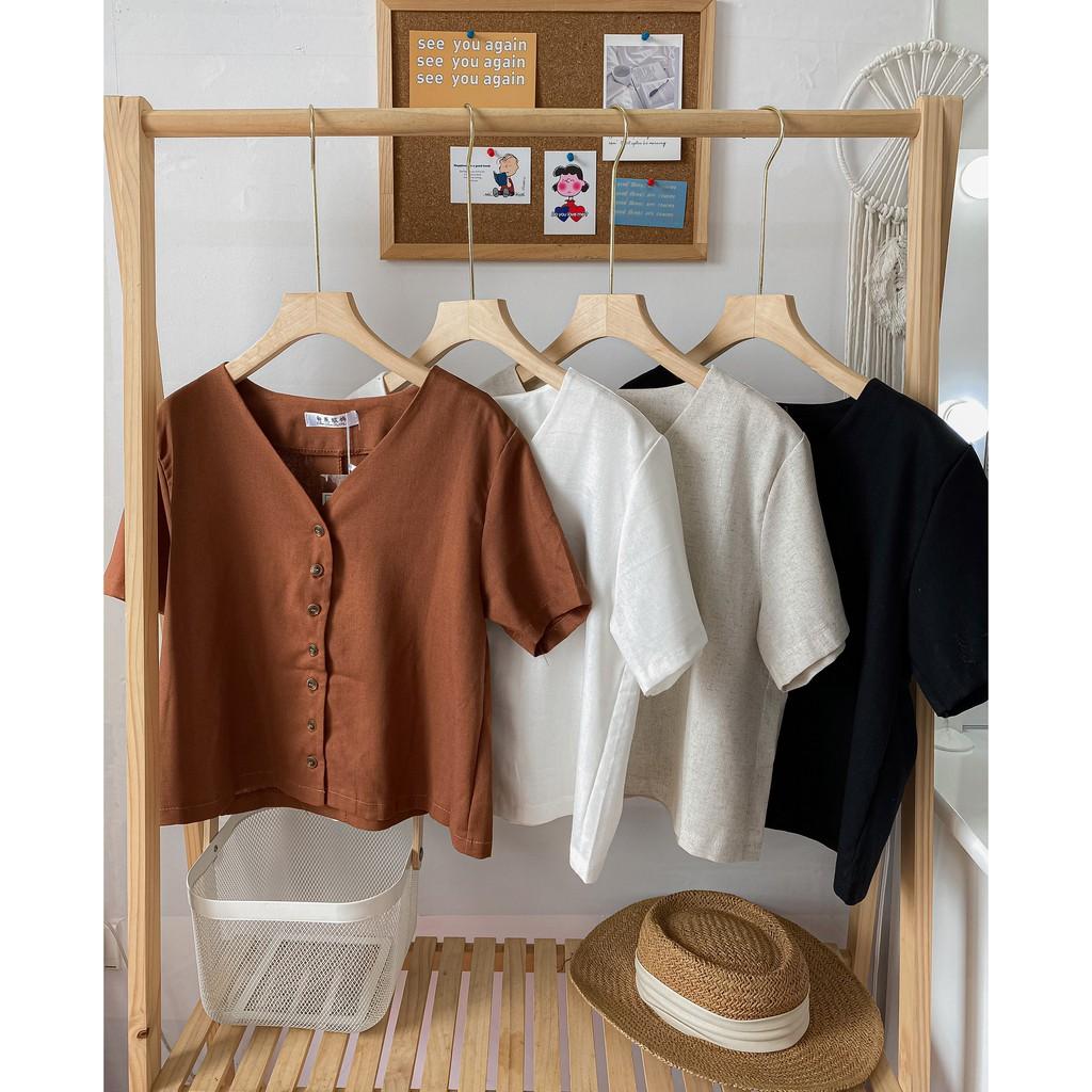 Áo Sơ Mi Nữ Công Sở Chất Mát Thấm Hút Mồ Hôi nana store hn