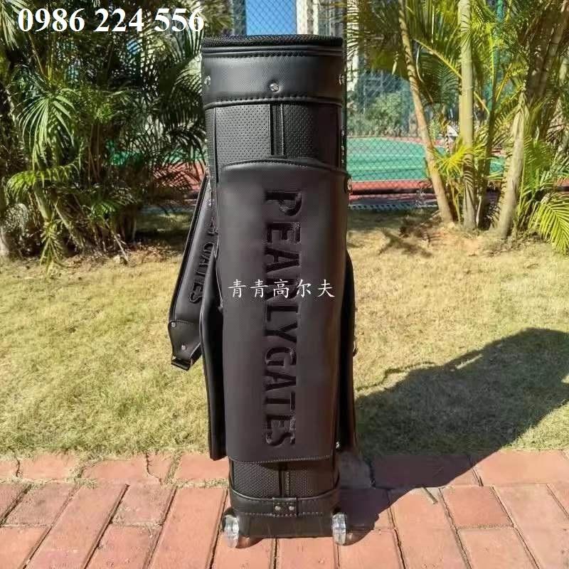 Túi gậy golf PG bánh xe tiện lợi da PU cao cấp chống nước bền đẹp - TN013
