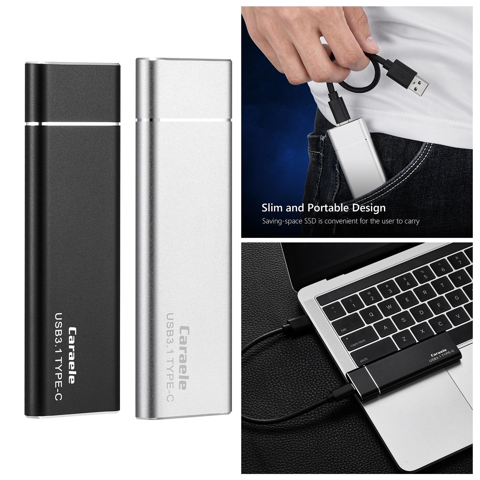 1T Alloy External Portable SSD USB3.1 for Android Tablet Laptops