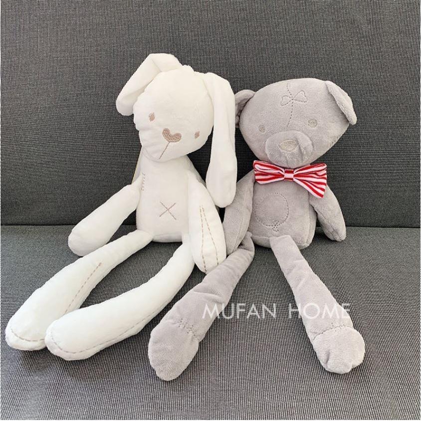 Gấu bông, thỏ bông, thú nhồi bông cho bé ôm ngủ, chất liệu bông siêu mềm an toàn tuyệt đối cho bé yêu