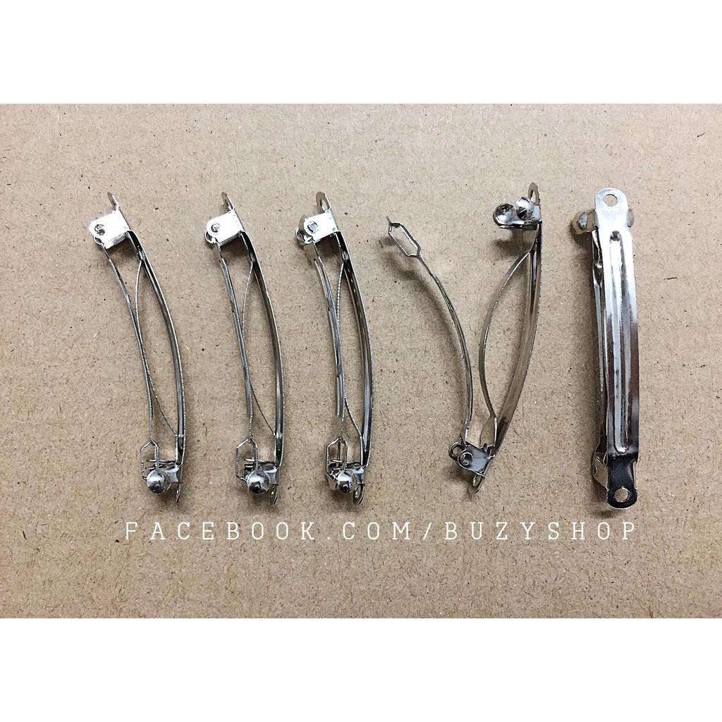 (5 cái) xương kẹp tóc, kẹp bấm 4mm [nguyên liệu thủ công, phụ liệu handmade