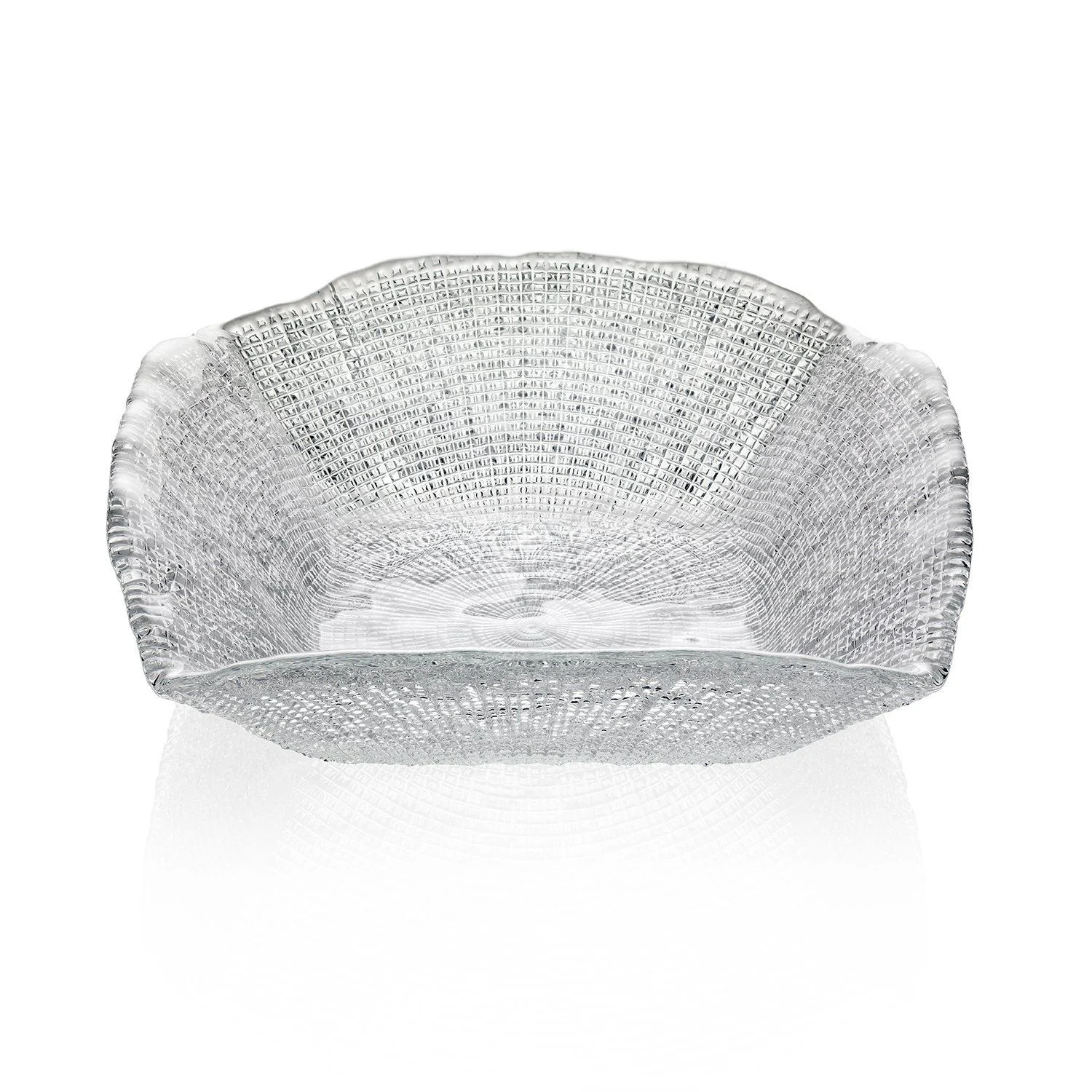 Tô vuông pha lê IVV DIAMANTE 28cm hàng chính hãng