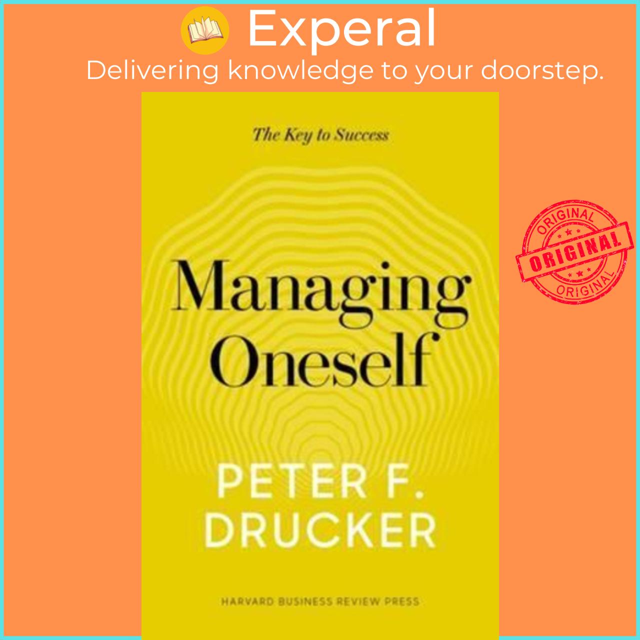Sách - Managing Oneself (Harvard Business Review Classics) by Peter Ferdinand Drucker (US edition, hardcover)