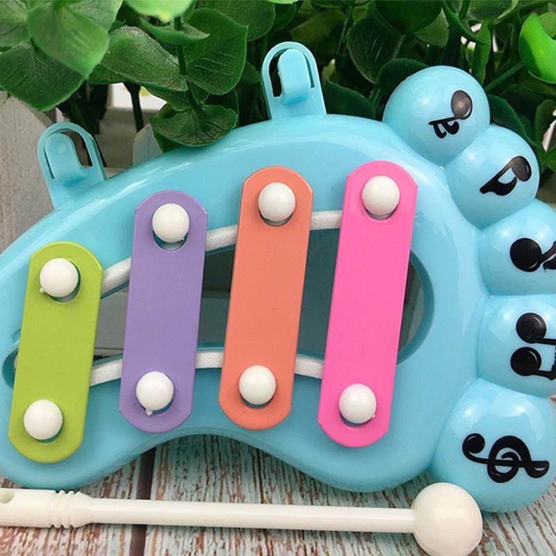 Đồ Chơi Nhạc Cụ - Đồ Chơi Cho Bé TINA Đàn Xylophone 4 Âm Sắc Giúp Bé Cảm Thụ Âm Thanh Trong Vang Với Bàn Chân Dễ Thương