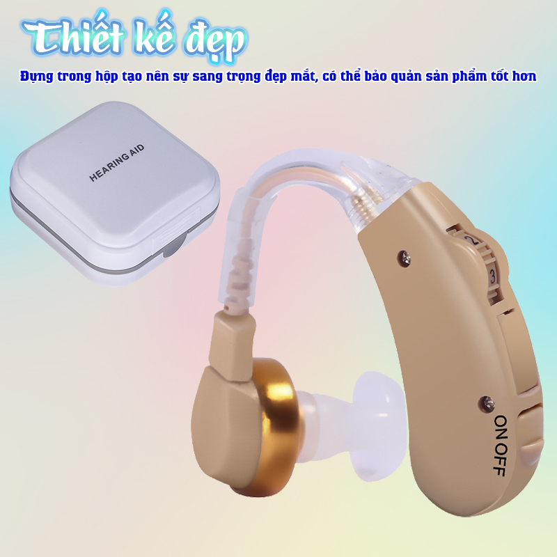 Máy (tai nghe) trợ thính không dây Axon V-189 - Kèm hộp đựng máy và phụ kiện