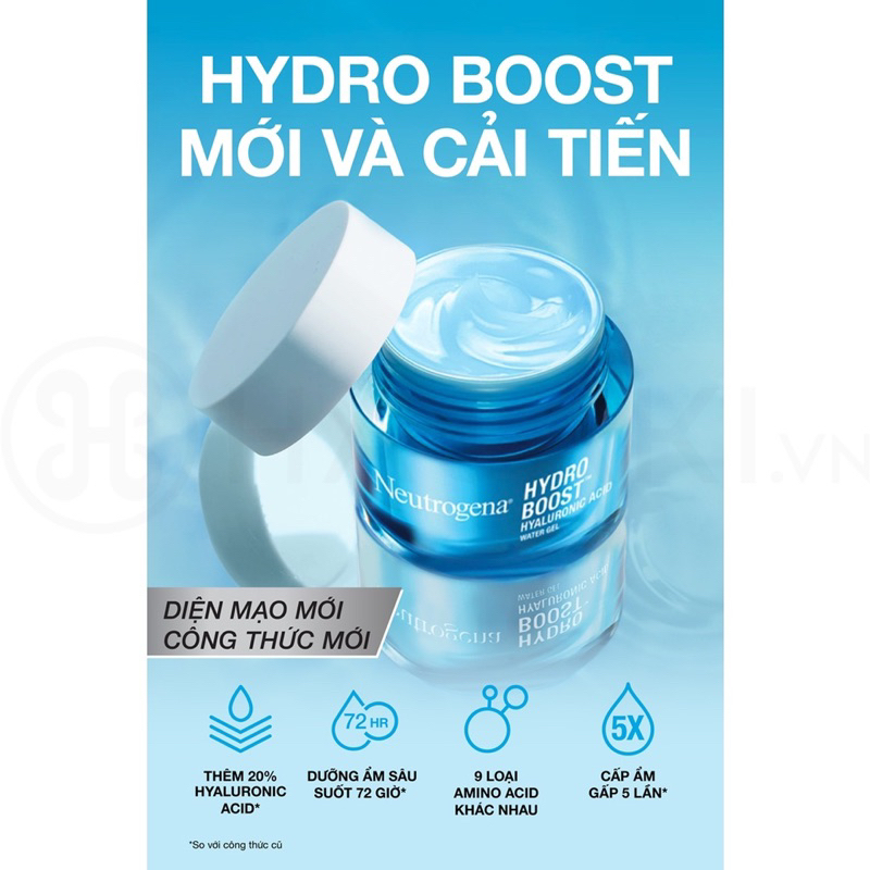 (Package mới) Dưỡng ẩm da dầu Neutrogena Hydro Boost Water Gel - 50ml