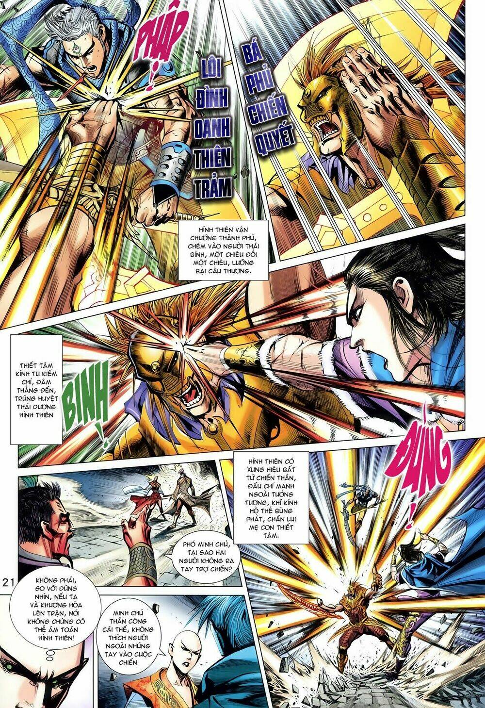 thần binh vấn thiên chapter 21 21