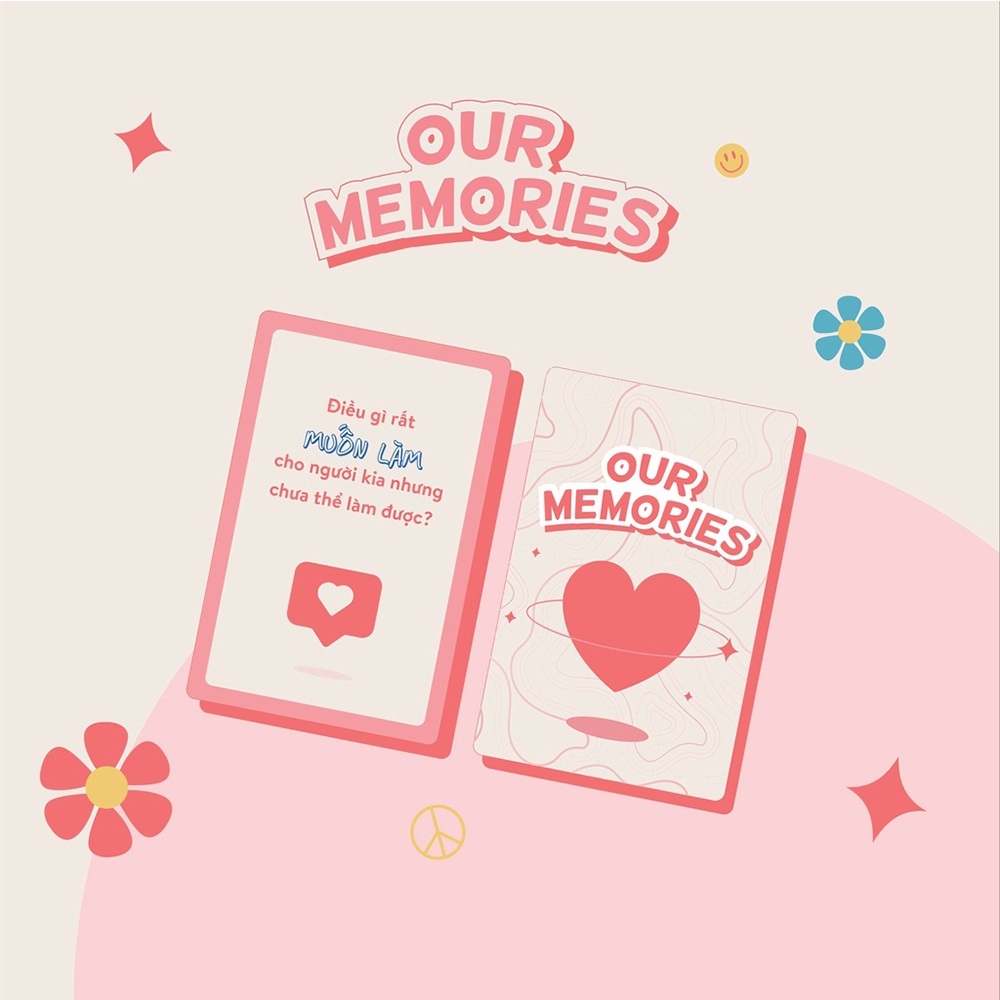 Bộ Bài Cặp Đôi Our Memories Kết Nối Và Thấu Hiểu Đối Phương Card Game Dành Cho Cặp Đôi Yêu Nhau