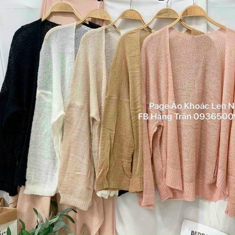 Áo khoác len cardigan phong cách Hàn Quốc