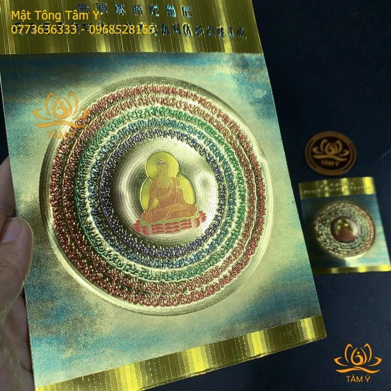 Miếng dán Phật Đảnh Tôn Thắng Đà-ra-ni