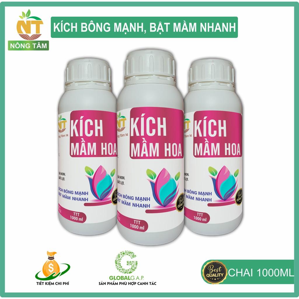 Phân bón lá Kích Mầm Hoa chuyên dùng cho hoa cảnh, cây ăn quả, chai 1000ml