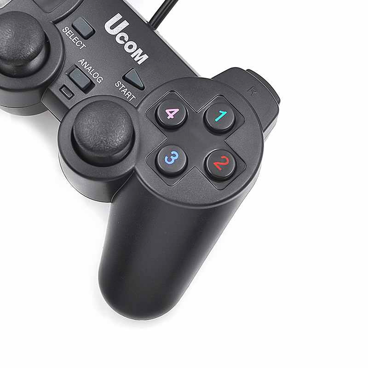 Ucom 704 Tay Cầm Chơi Game Cho Laptop PC Cổng USB Có Rung Joystick