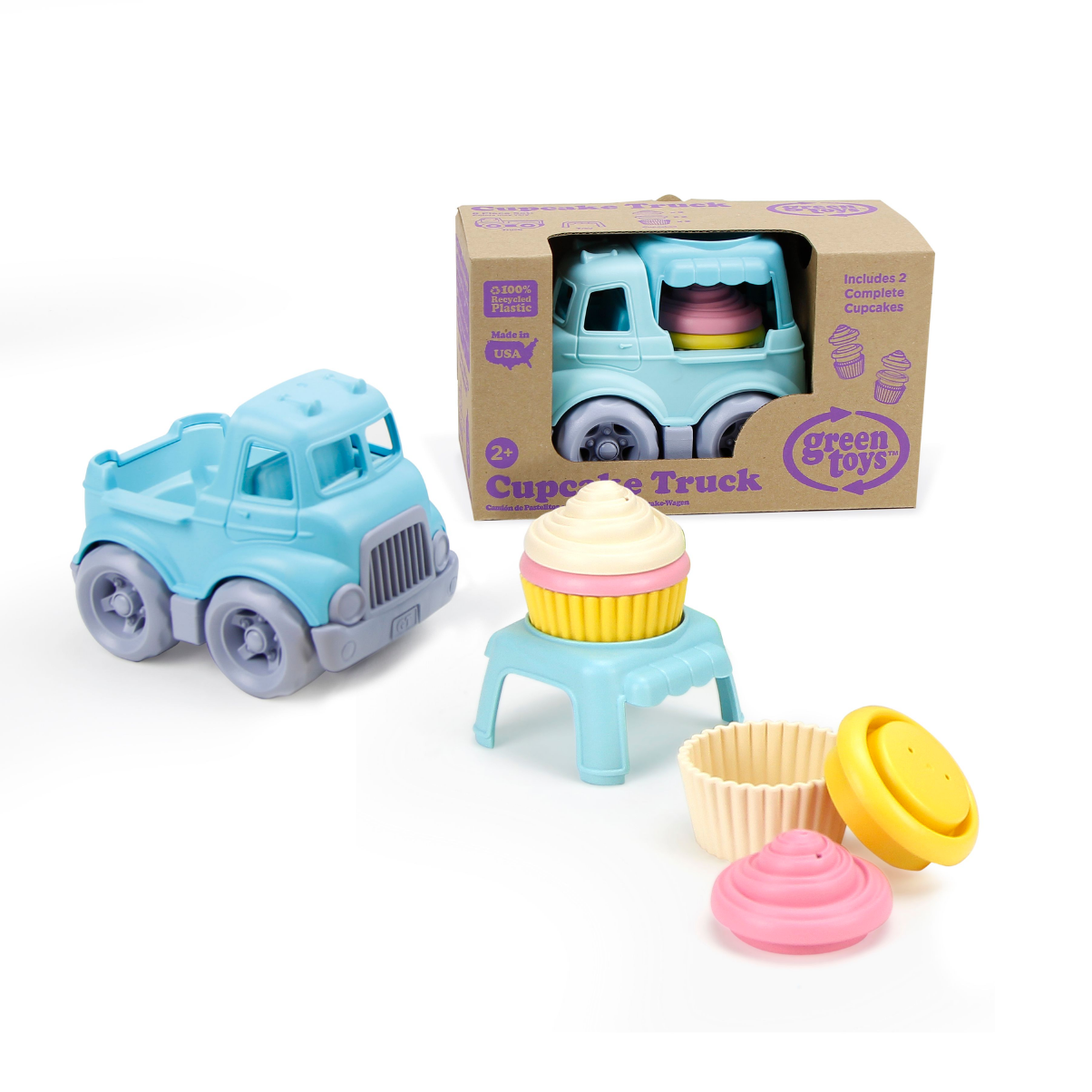 Bộ Đồ Chơi Xe Chở Bánh Cupcake Green Toys Cho Bé Từ 2 Tuổi