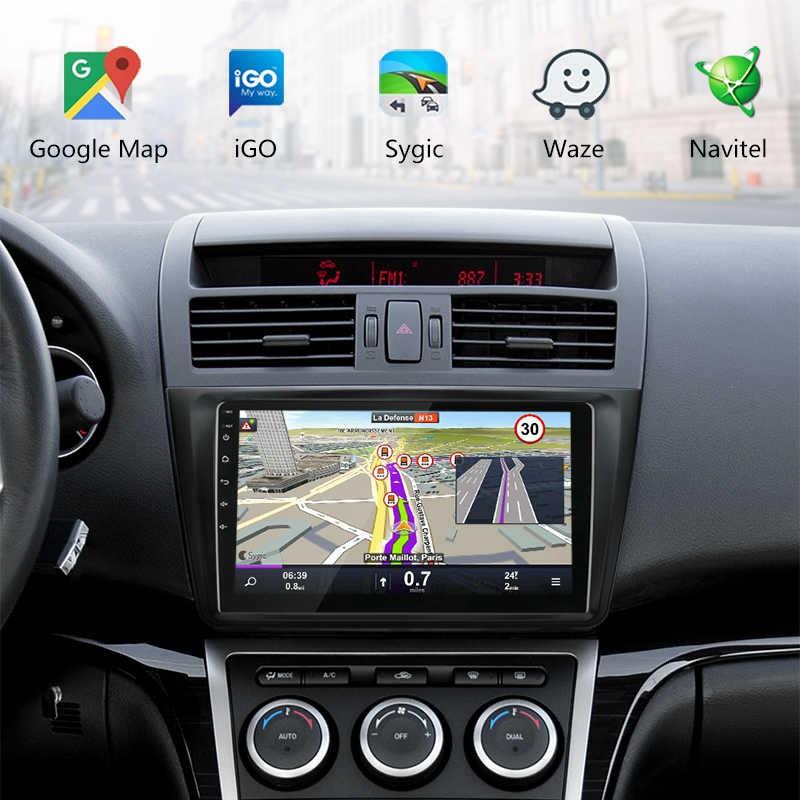 Màn Hình 9 inch Cho Xe MAZDA6 - Màn Hình DVD Android Tặng Kèm Mặt Dưỡng Giắc Zin Cho Mazda