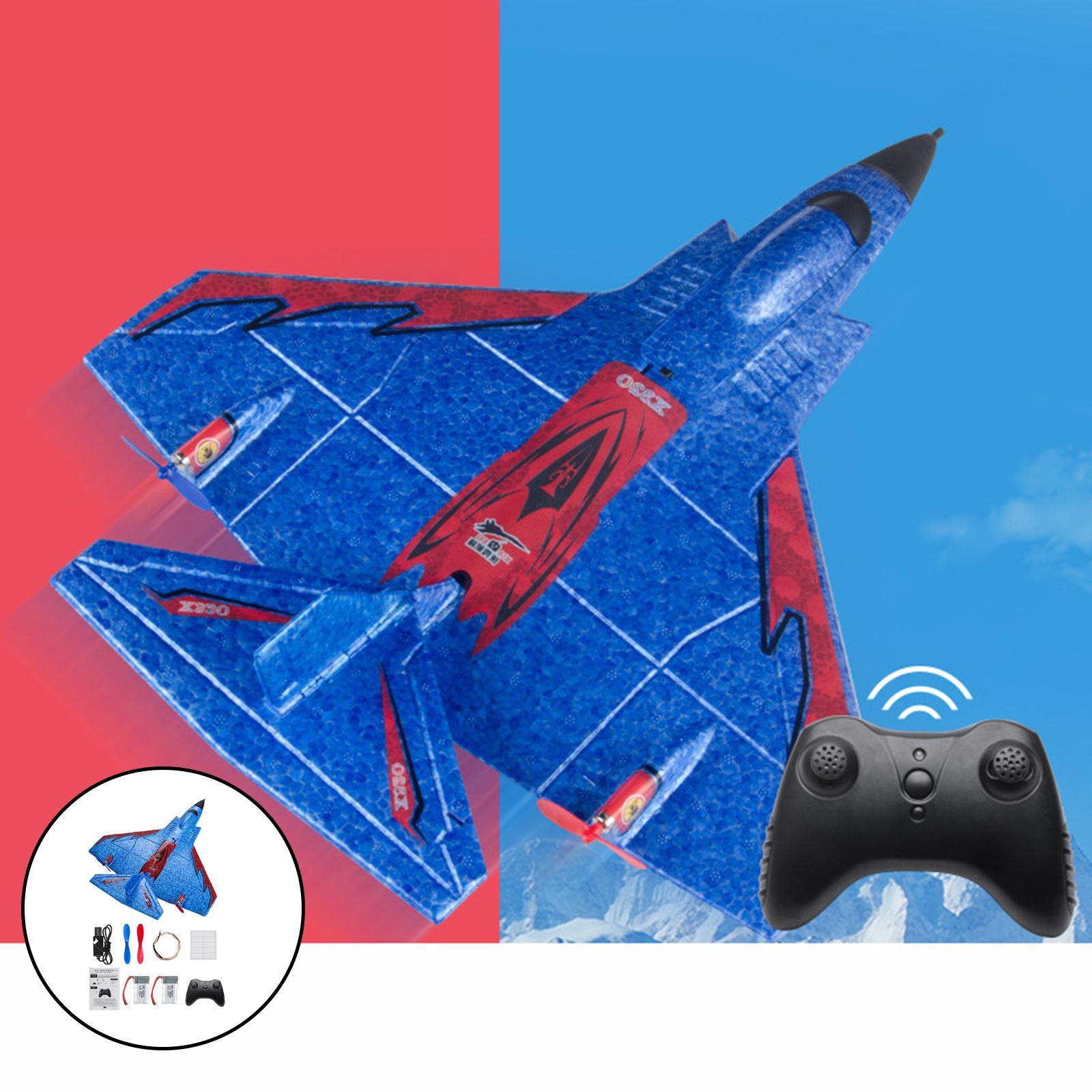LED RC Airplane Aircraft Fan Blade Channel Mini for Beginners Kids Boys