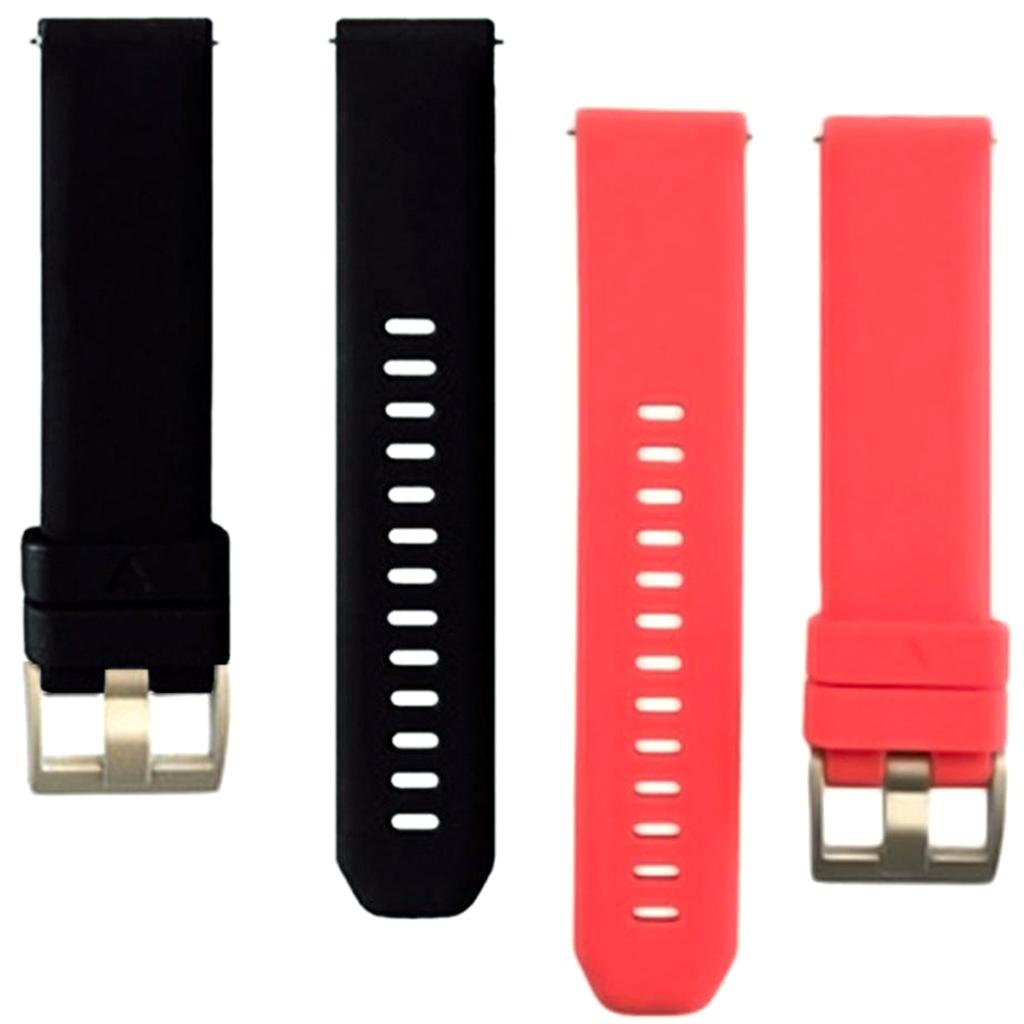 2x 20mm Universal Silicone Quick Release Sweatproof Watch Bands Wrist Strap