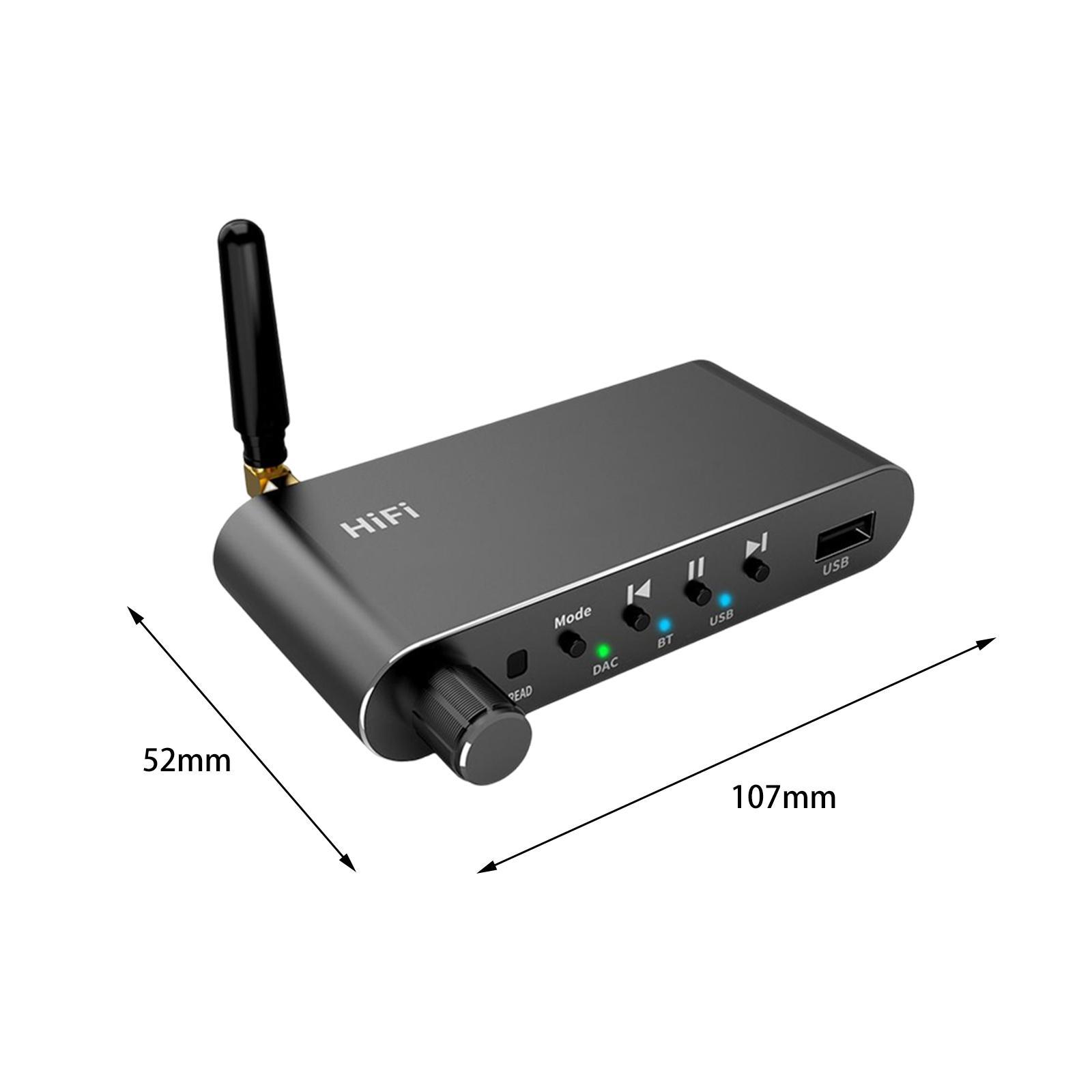 Receiver  Audio Wireless Adapter for Amplifier Speaker Headphone